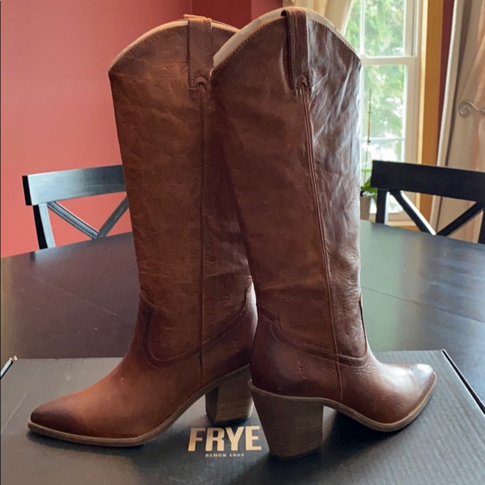 Women’s Frye tall leather boots